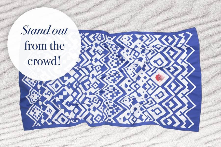 Ocean Blue beach towel