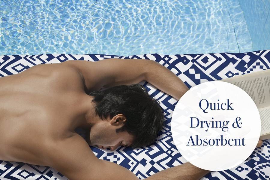Ocean Blue beach towel