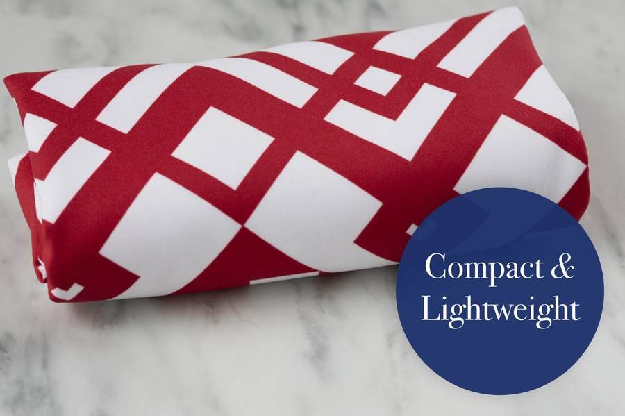Sunset Red beach towel